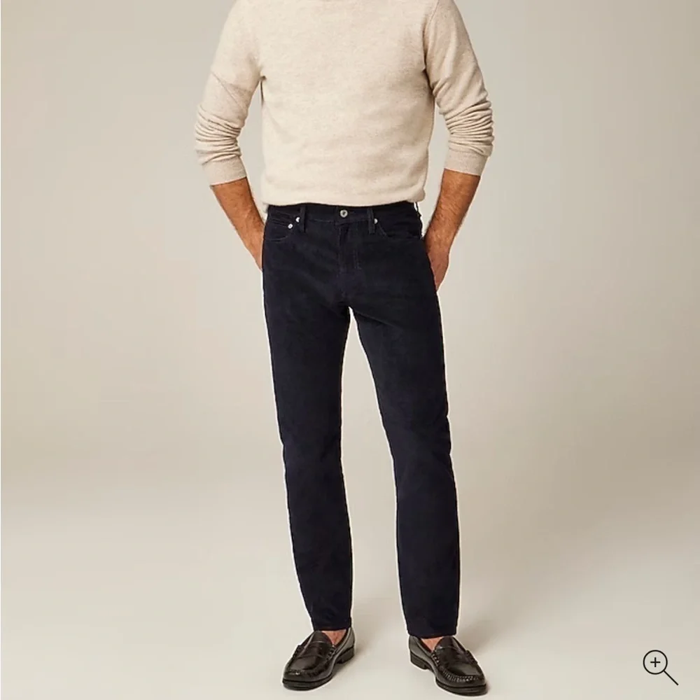 J crew authentic navy 770™ Straight-fit pant in corduroy